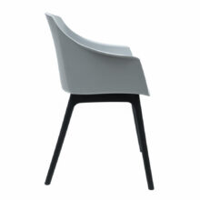 Jedálenská stolička AVELINE, sivá