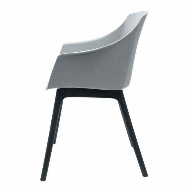 Jedálenská stolička AVELINE, sivá