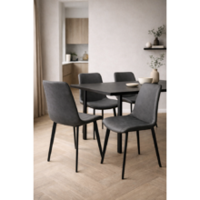 Jedálenská stolička AIDA, šedá