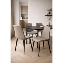 Jedálenská stolička MAYA, béžová