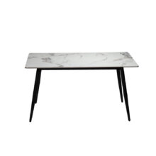 MARVOLA jedálenský stôl s mramorovým efektom