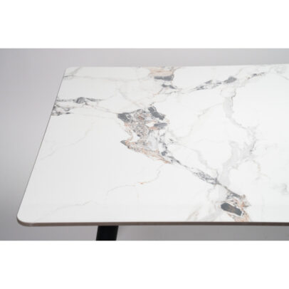 MARVOLA jedálenský stôl s mramorovým efektom