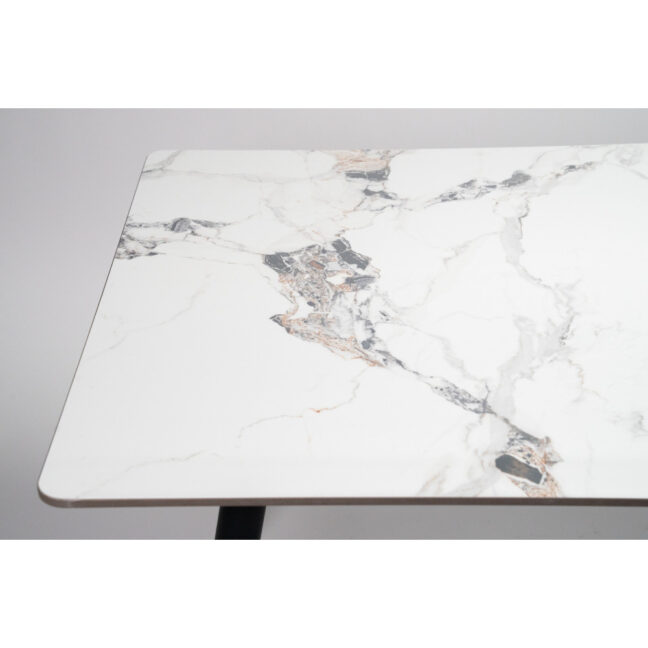 MARVOLA jedálenský stôl s mramorovým efektom