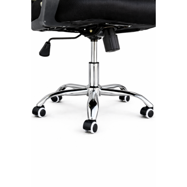 VALCOR ergonomická kancelárska stolička, čierna/oranžová