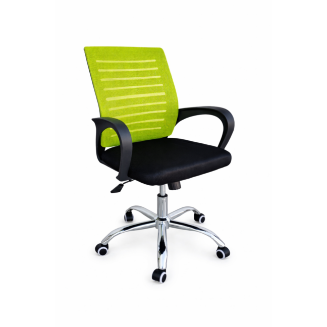 VALCOR ergonomická kancelárska stolička, čierna/zelená