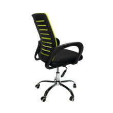 VALCOR ergonomická kancelárska stolička, čierna/zelená