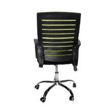 VALCOR ergonomická kancelárska stolička, čierna/zelená