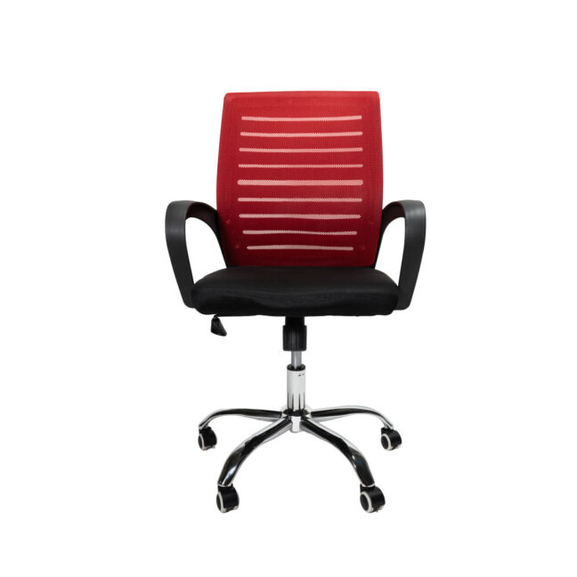 VALCOR ergonomická kancelárska stolička, čierna/červená