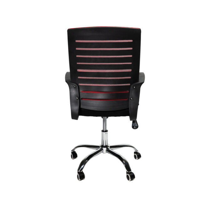 VALCOR ergonomická kancelárska stolička, čierna/červená