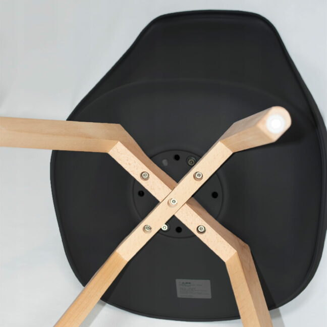 Jedálenská stolička OSLO – čierna
