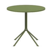 Exteriérový gastro stôl PRATO-R 75×80, zelená
