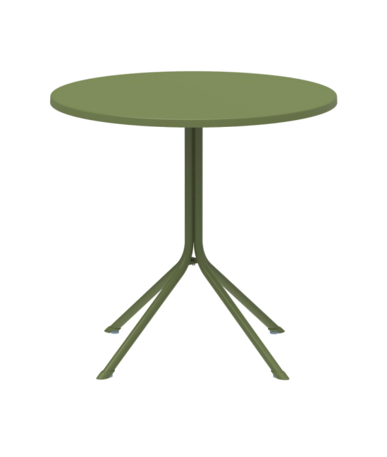 Exteriérový gastro stôl PRATO-R 75×80, zelená