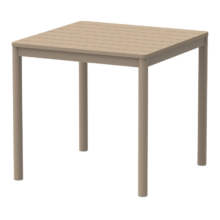 TERRAZZA 80×80 vonkajší stôl, béžová