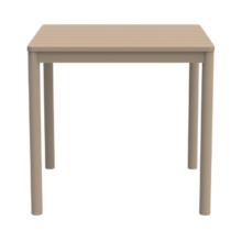 TERRAZZA 80×80 vonkajší stôl, béžová