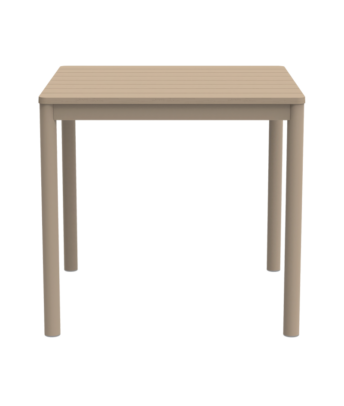 TERRAZZA 80×80 vonkajší stôl, béžová