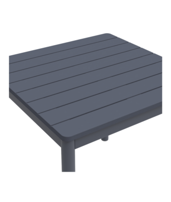 TERRAZZA 80×80 vonkajší stôl, tmavosivá