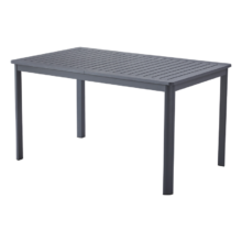 TERRAZZA 140×85 vonkajší stôl, tmavosivá