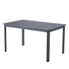 TERRAZZA 140×85 vonkajší stôl, tmavosivá