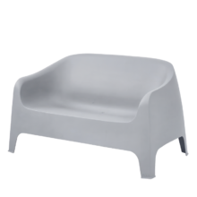 DUNA Bench 09 vonkajšie gastro kreslo, sivá