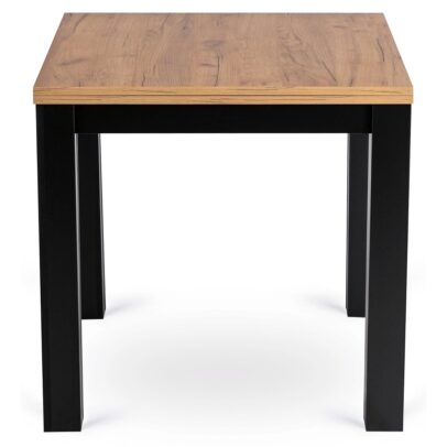 MAX rozkladací jedálenský stôl 80-160 cm, craft dub/čierna