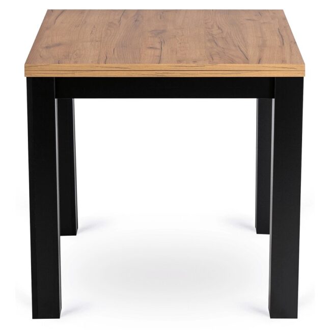MAX rozkladací jedálenský stôl 80-160 cm, craft dub/čierna