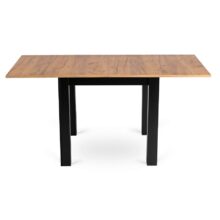 MAX rozkladací jedálenský stôl 80-160 cm, craft dub/čierna