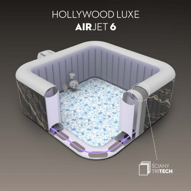 Bestway Lay-Z-SPA Hollywood 6001F nafukovacia vírivka