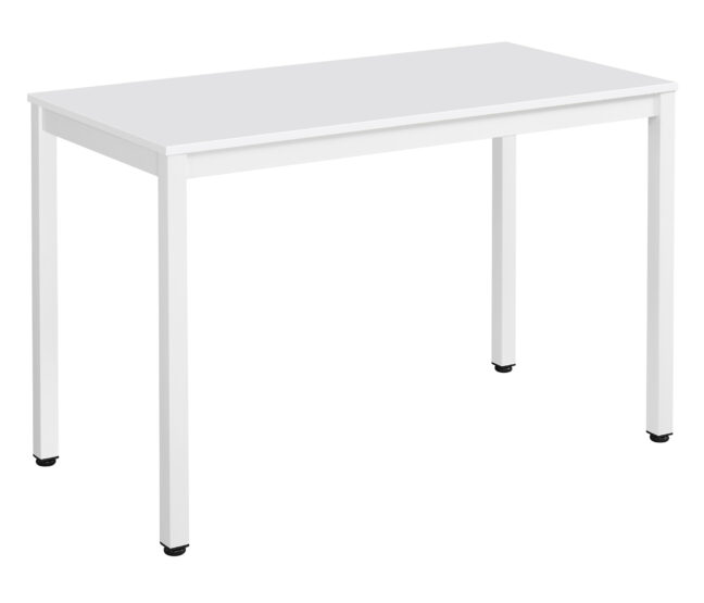 Jedálenský stôl TESSA 120 × 60 cm, biely/biely