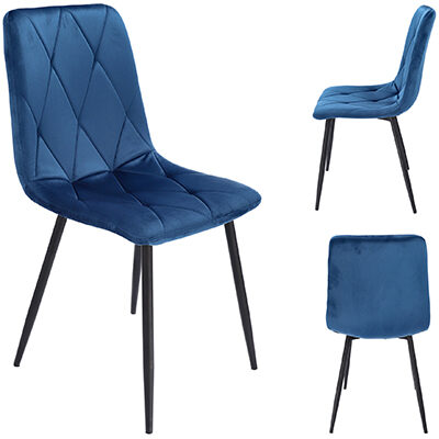 Jedálenská stolička DORA – modrá