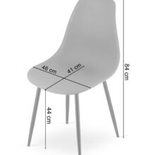 Jedálenský set:  TESSA 120×60 dub artisan/čierny + 4x stolička WAT, čierna/čierne nohy