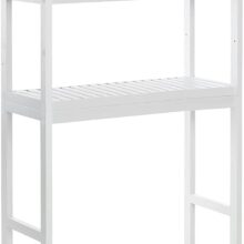 Bambusový kúpeľňový regál nad toaletu alebo práčku, BTS01WT