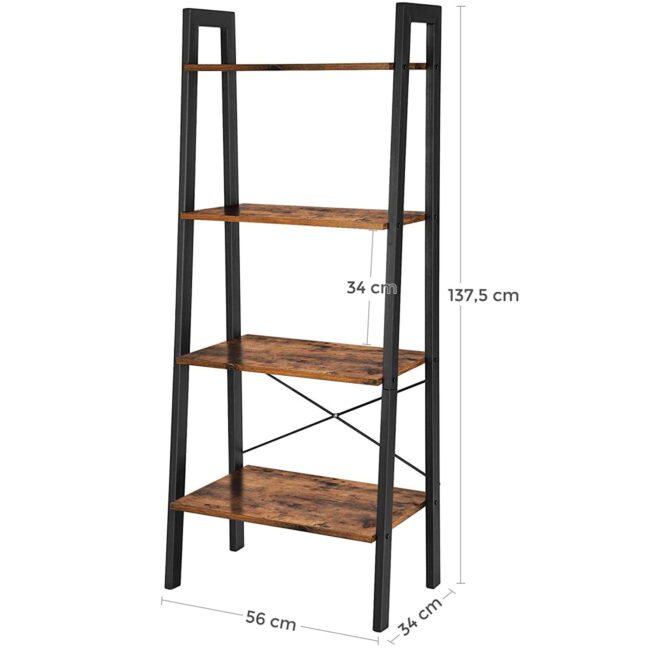 Loftový 4-policový regál, LLS44X