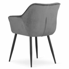 Jedálenská stolička MADERA – sivá