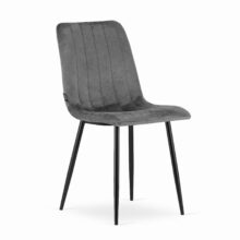 Jedálenská stolička LAVA – sivá