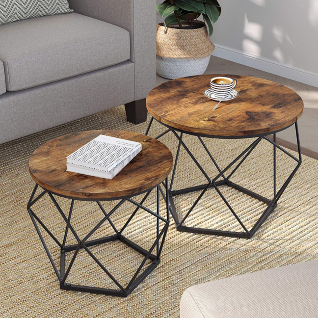 Geometrický set stolíkov – 2 kusy