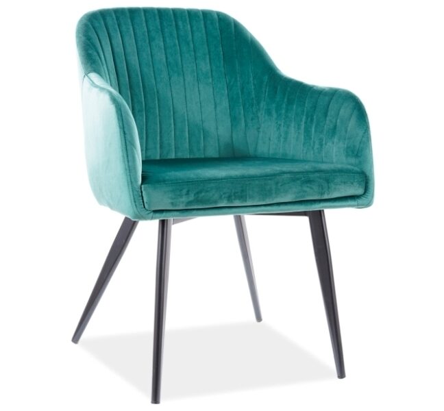 Jedálenská stolička ELINA – zelená