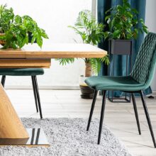 Jedálenská stolička IRIS – zelená