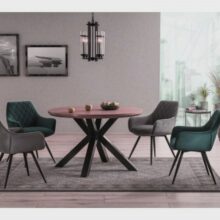 Jedálenská stolička LINEA – zelená
