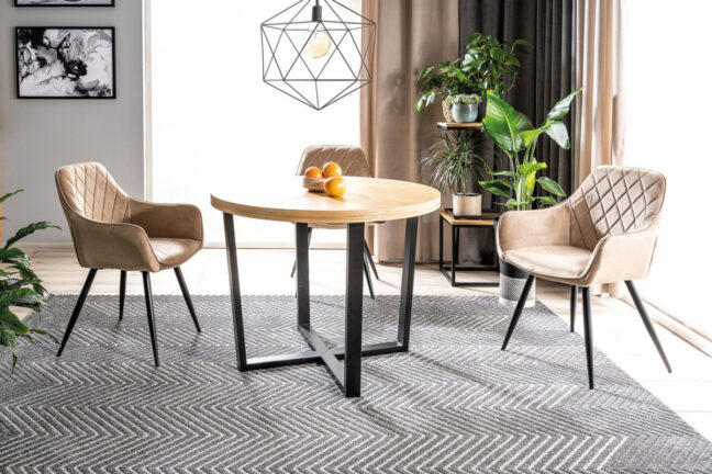 Jedálenská stolička LINEA – béžová