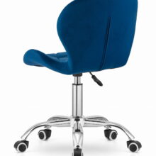 Kancelárska stolička Avola  modrá-chrómová ZAMAT