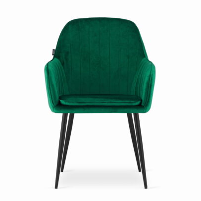 Jedálenská stolička LUGO zamat – Zelená