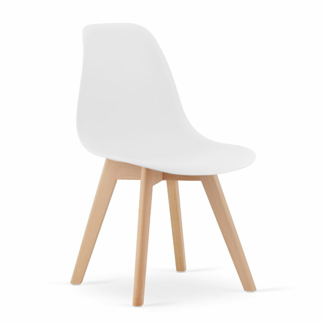 Jedálenská stolička KITO – biela