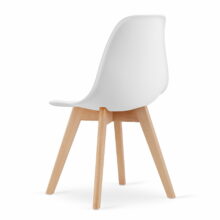 Jedálenská stolička KITO – biela