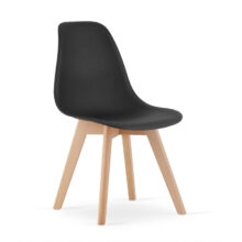 Jedálenská stolička KITO – čierna