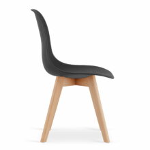 Jedálenská stolička KITO – čierna