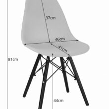 Jedálenská stolička OSAKA – tyrkysová