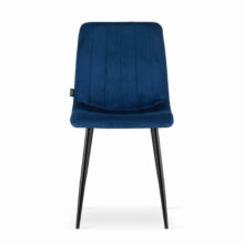 Jedálenská stolička LAVA zamat – modrá