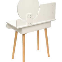 Toaletný stolík v škandinávskom štýle – biela