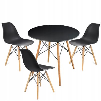 Jedálenská stolička OSAKA – čierna