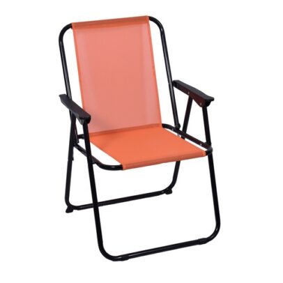 Kempingová stolička – oranžová
